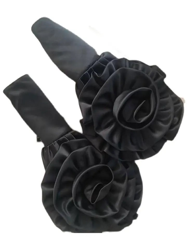 Black Corsage Gloves