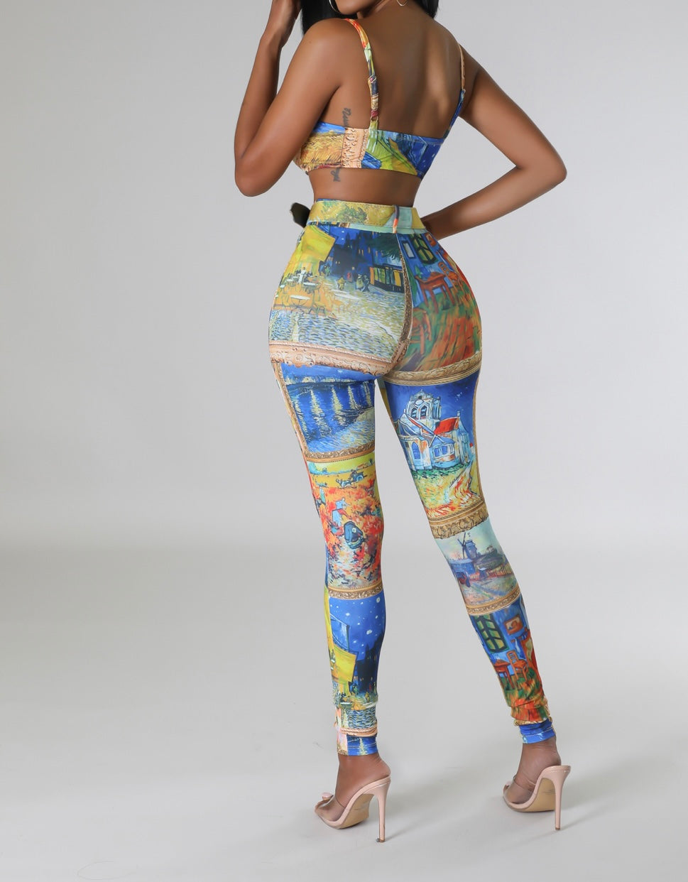 Crop Top & Leggings Pants Croquis Design Sets