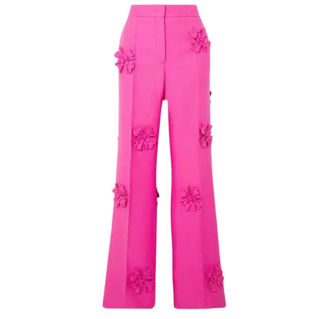 Pink Flowers Blazer & Pants Sets