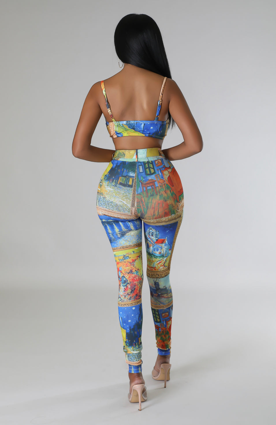 Crop Top & Leggings Pants Croquis Design Sets