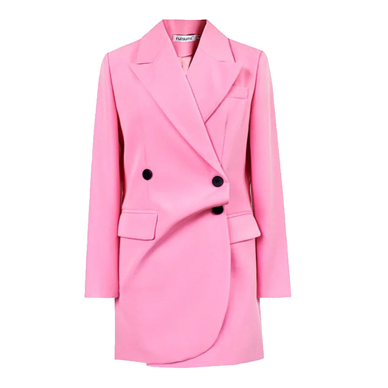 Luna Oversized Pink Blazer