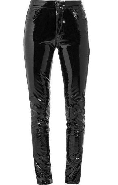 Black Patent Pants