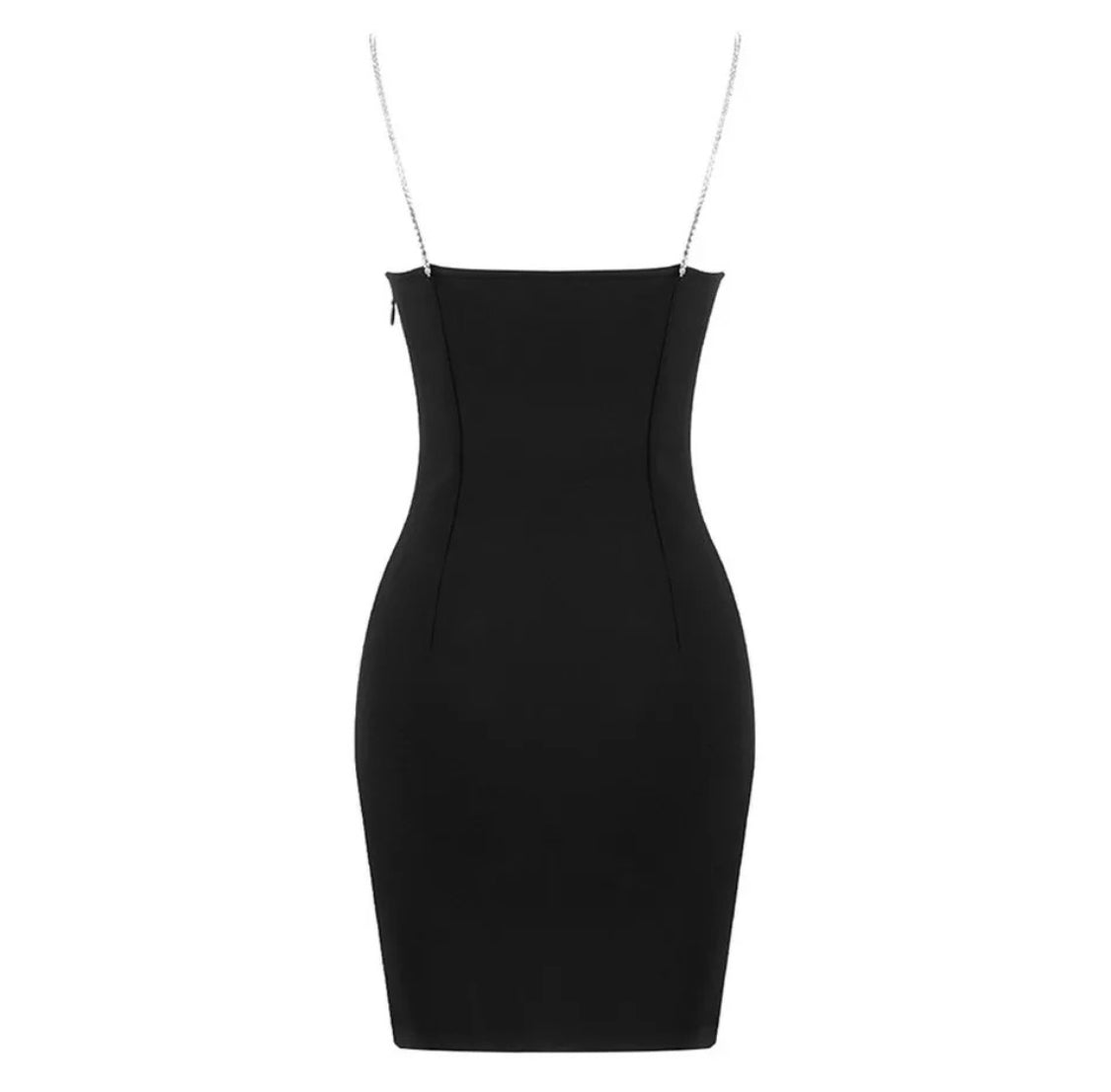 Crystal Black Strap Dress