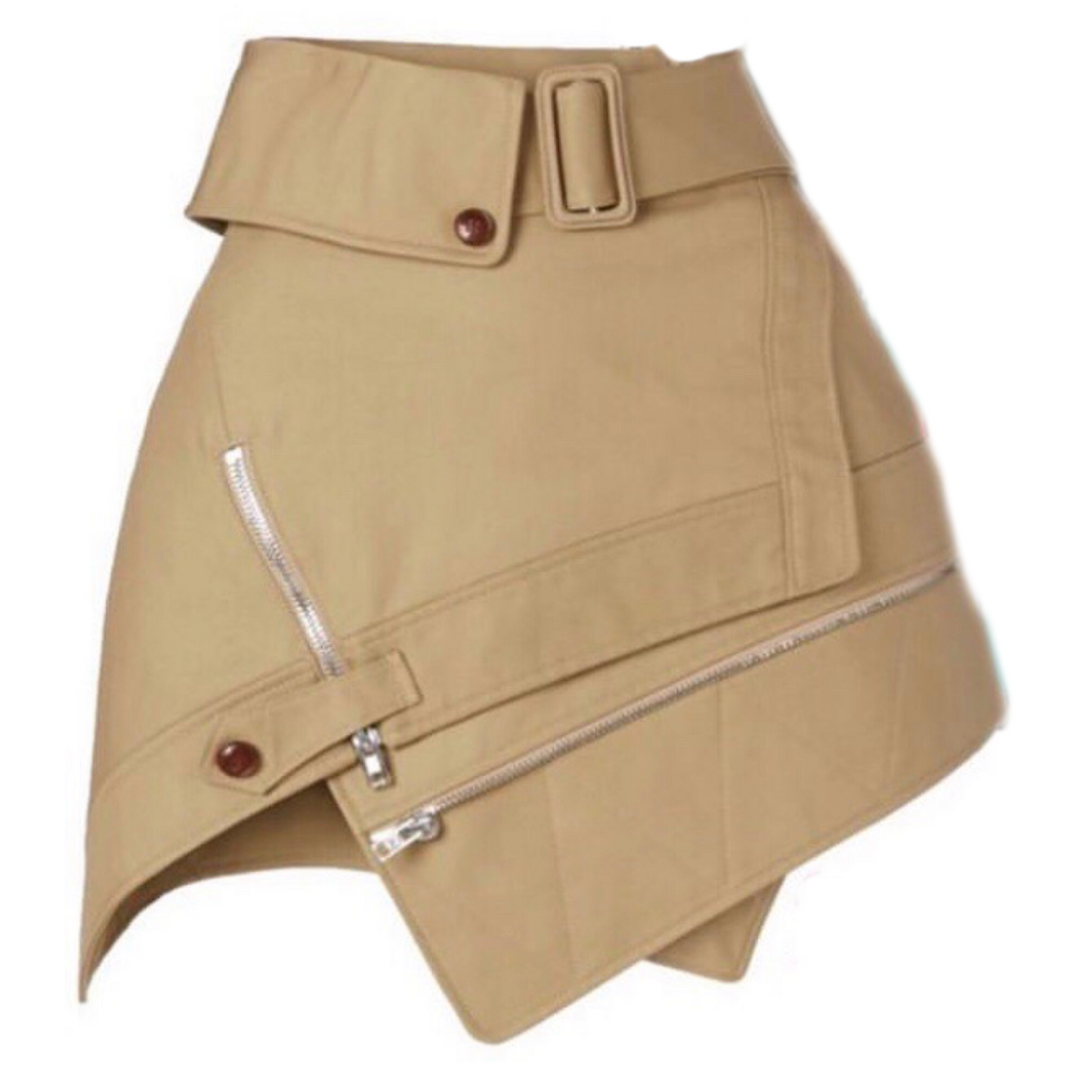 Khaki Kay Mini Skirt