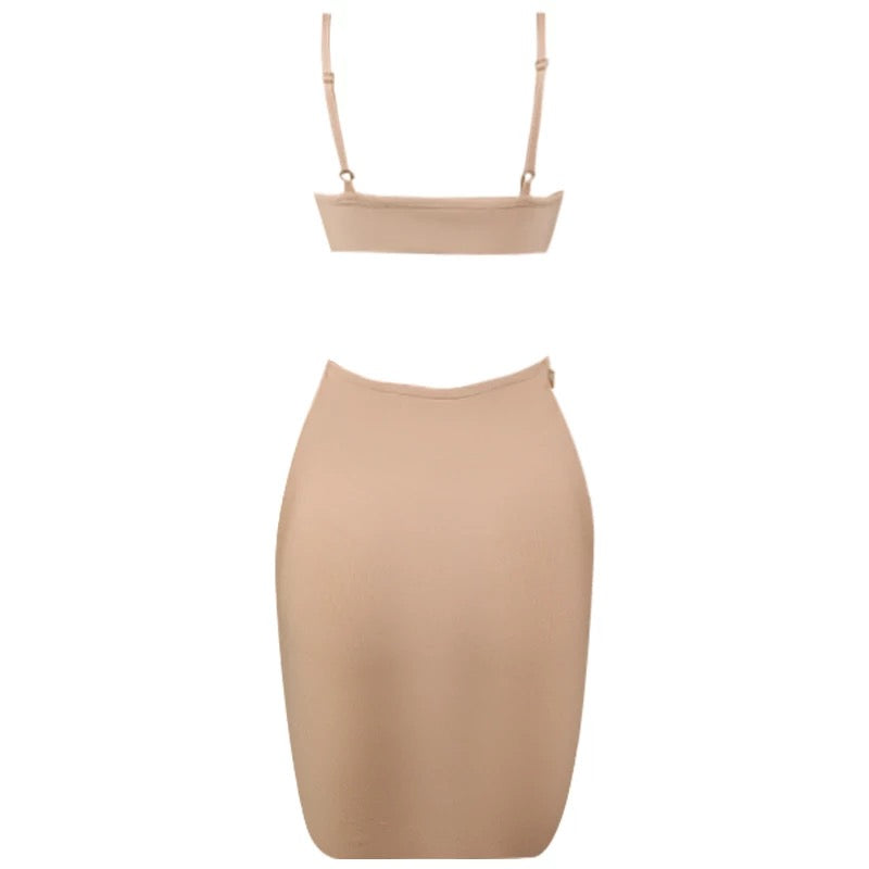 Halter Cutout Mini Dress