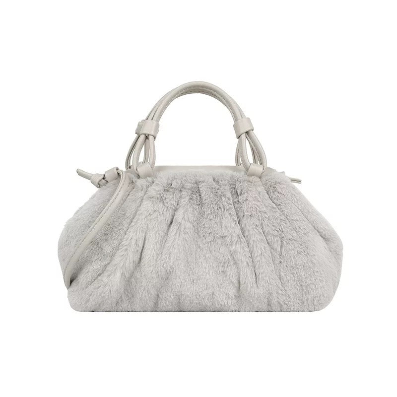 Christina Plush Faux Fur Bag