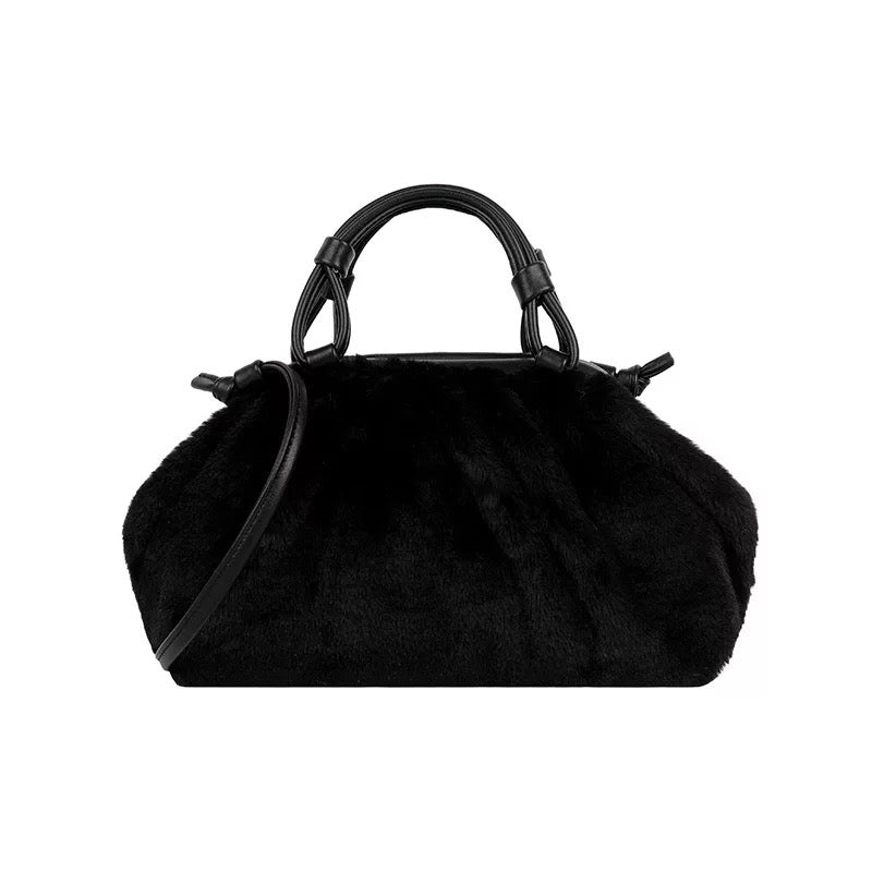 Christina Plush Faux Fur Bag