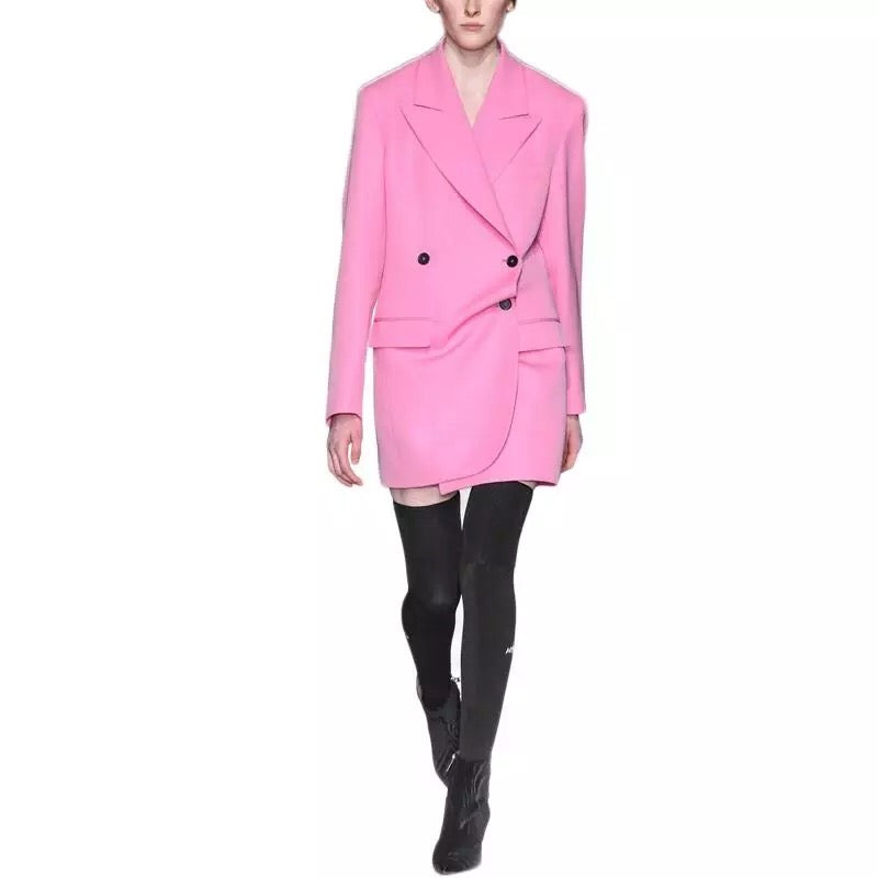 Luna Oversized Pink Blazer