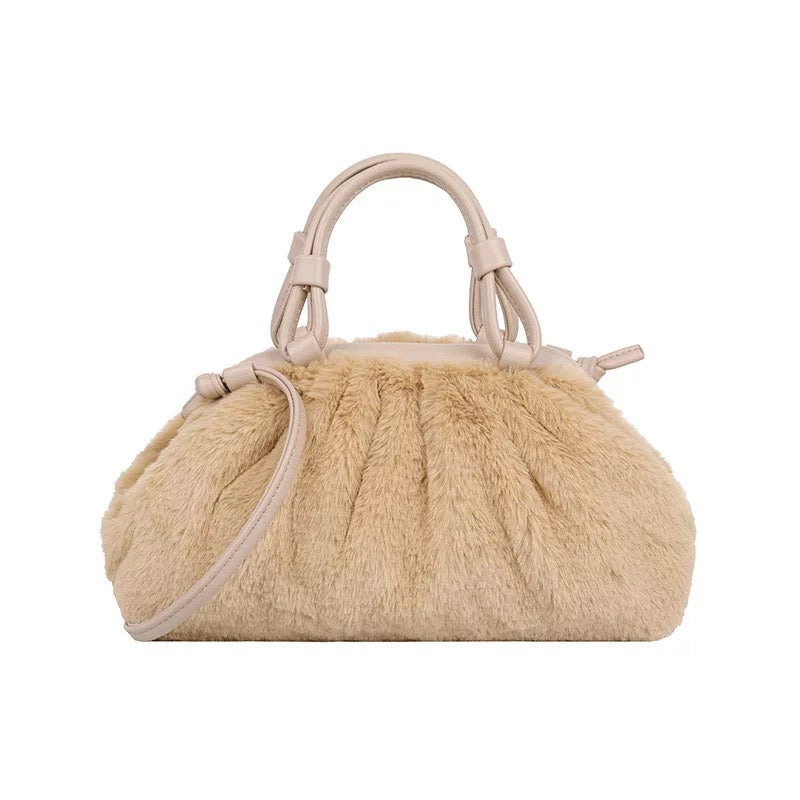 Christina Plush Faux Fur Bag