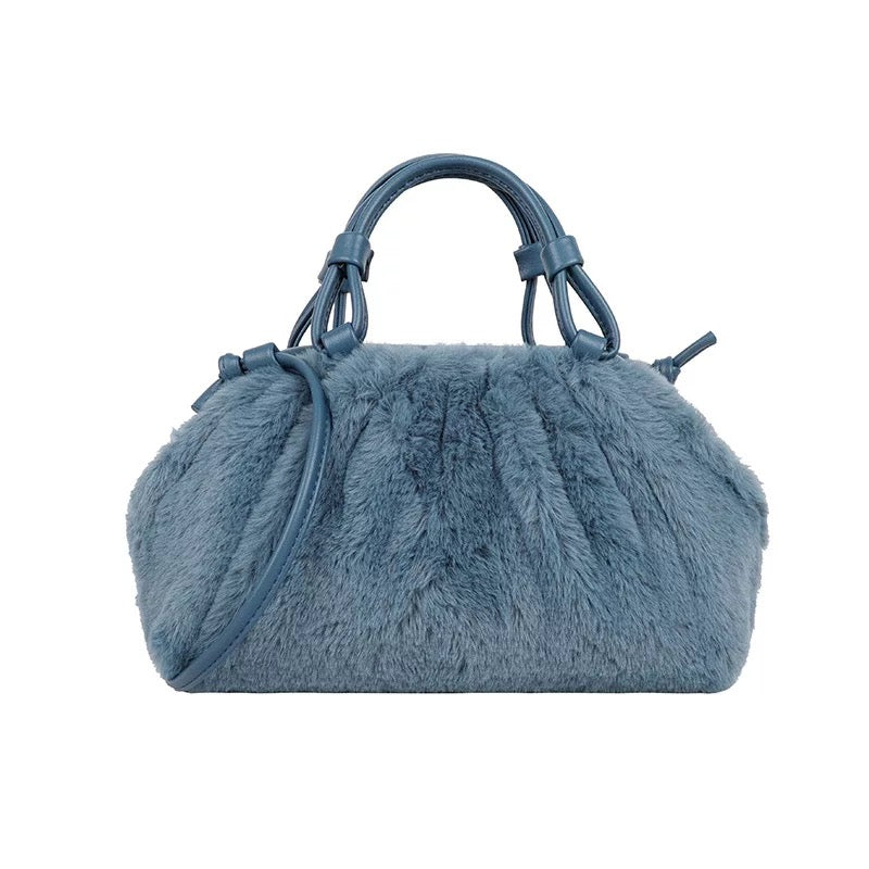 Christina Plush Faux Fur Bag