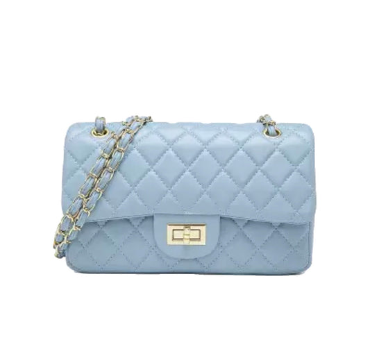 Reese Quilted Light Blue Bag