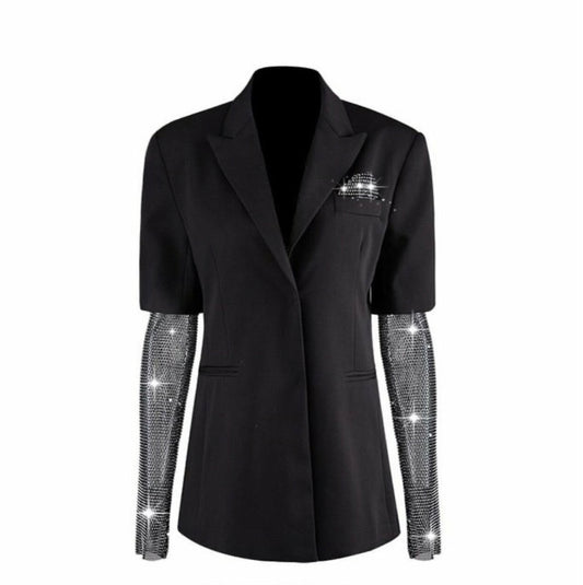 Black Diamond Crystal Blazer