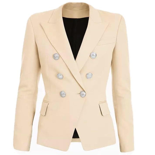 Silver Button Blazer