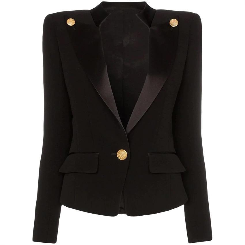 Collar Button Blazer