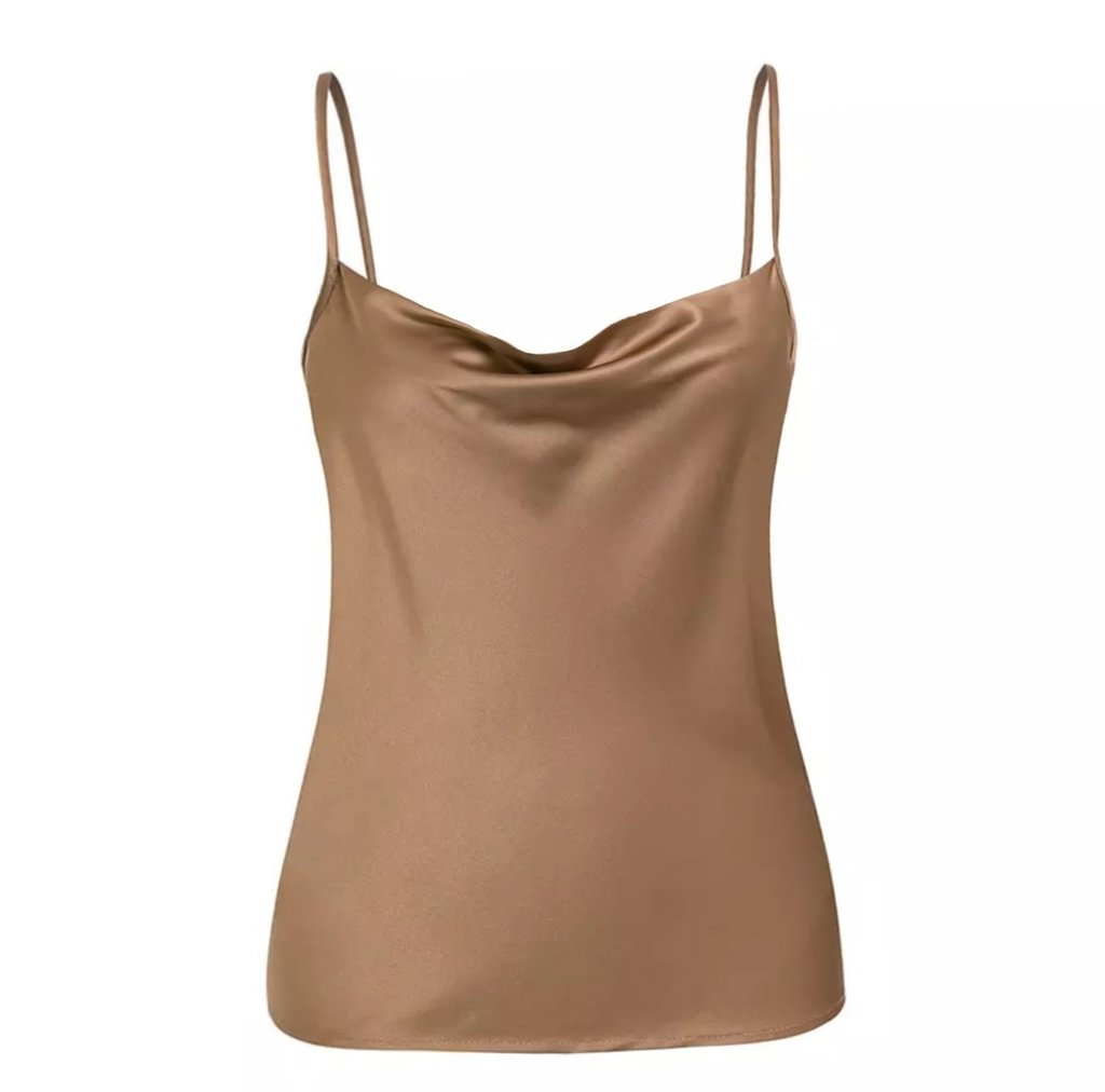 Satin Draped Cami