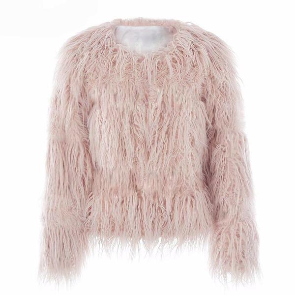 Shaggy Faux Fur Jacket