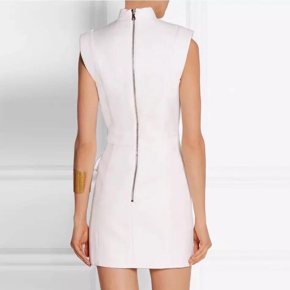 Sleeveless V-necki Dress