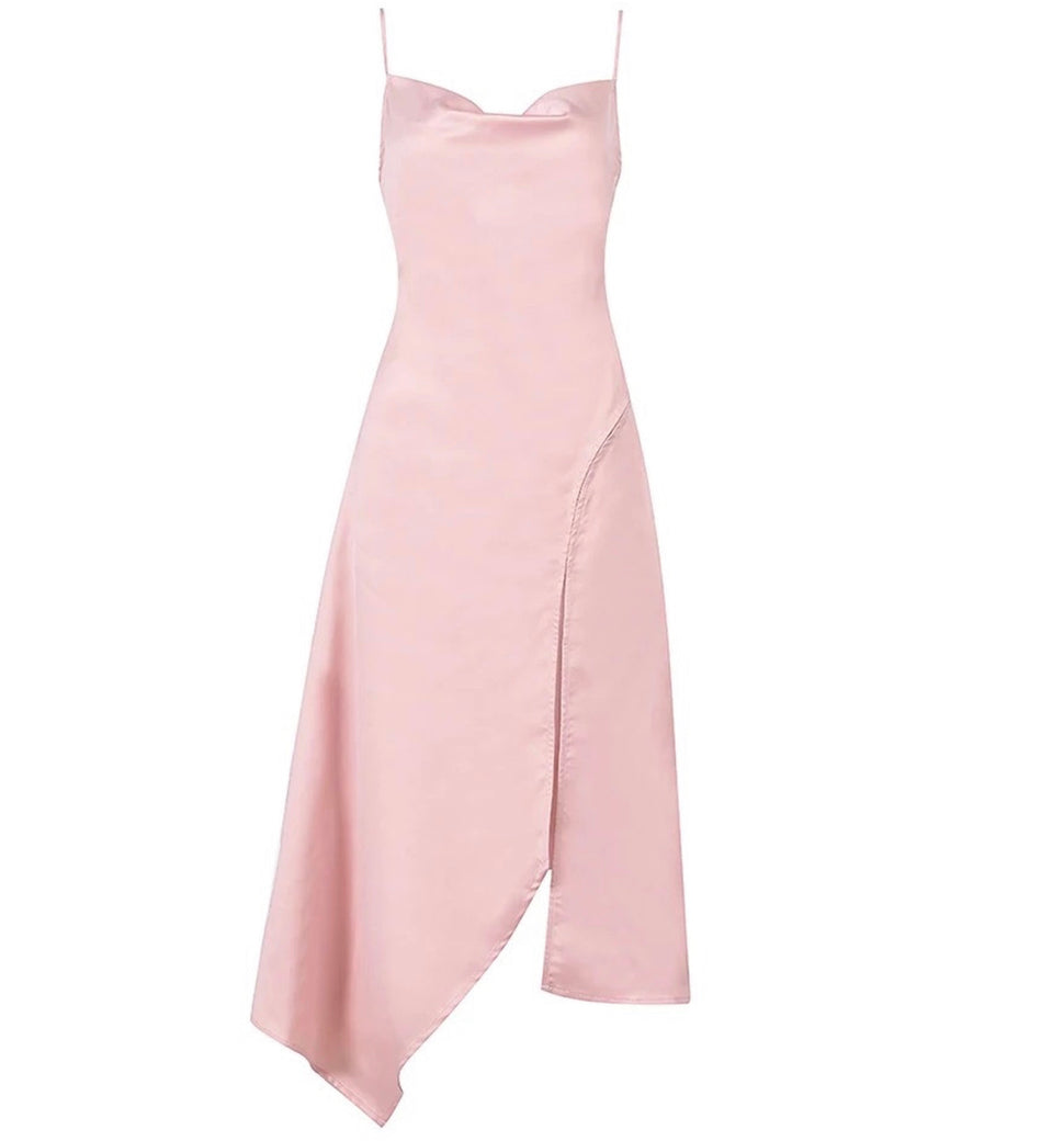 Light Pink Split Dress