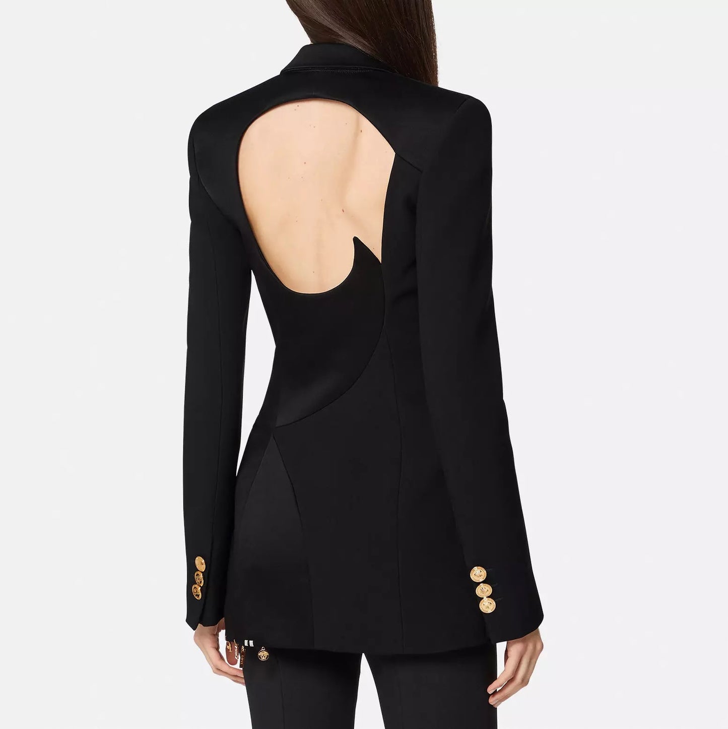 Black Cutout Miley Pendant Blazer