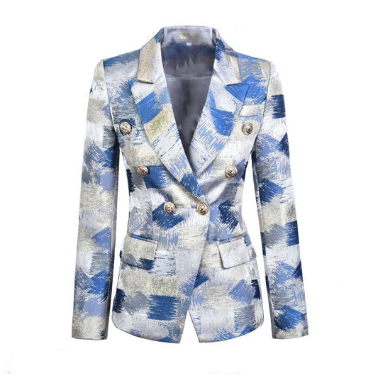 Graffiti Print Blazer