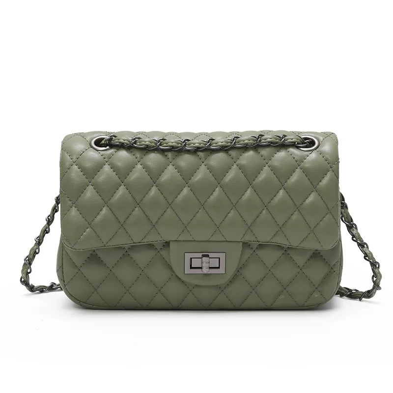 Reese Quilted Light Blue Bag