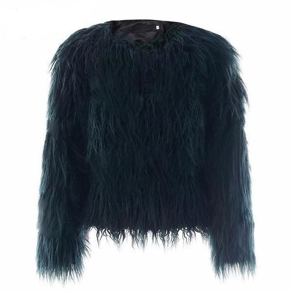 Shaggy Faux Fur Jacket