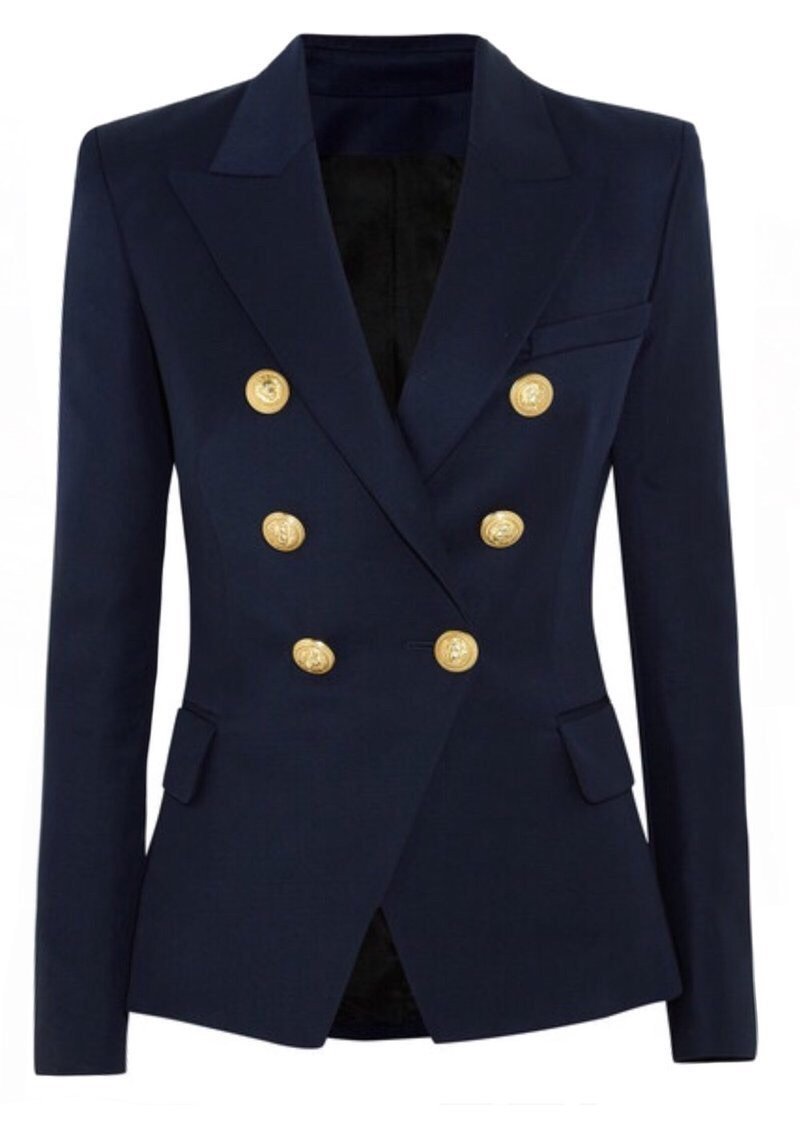 Gold Buttons Blazer