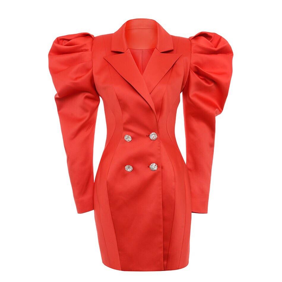 Trench Mini Dress Blazer