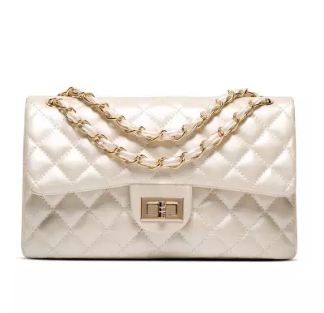 Reese Quilted Light Blue Bag