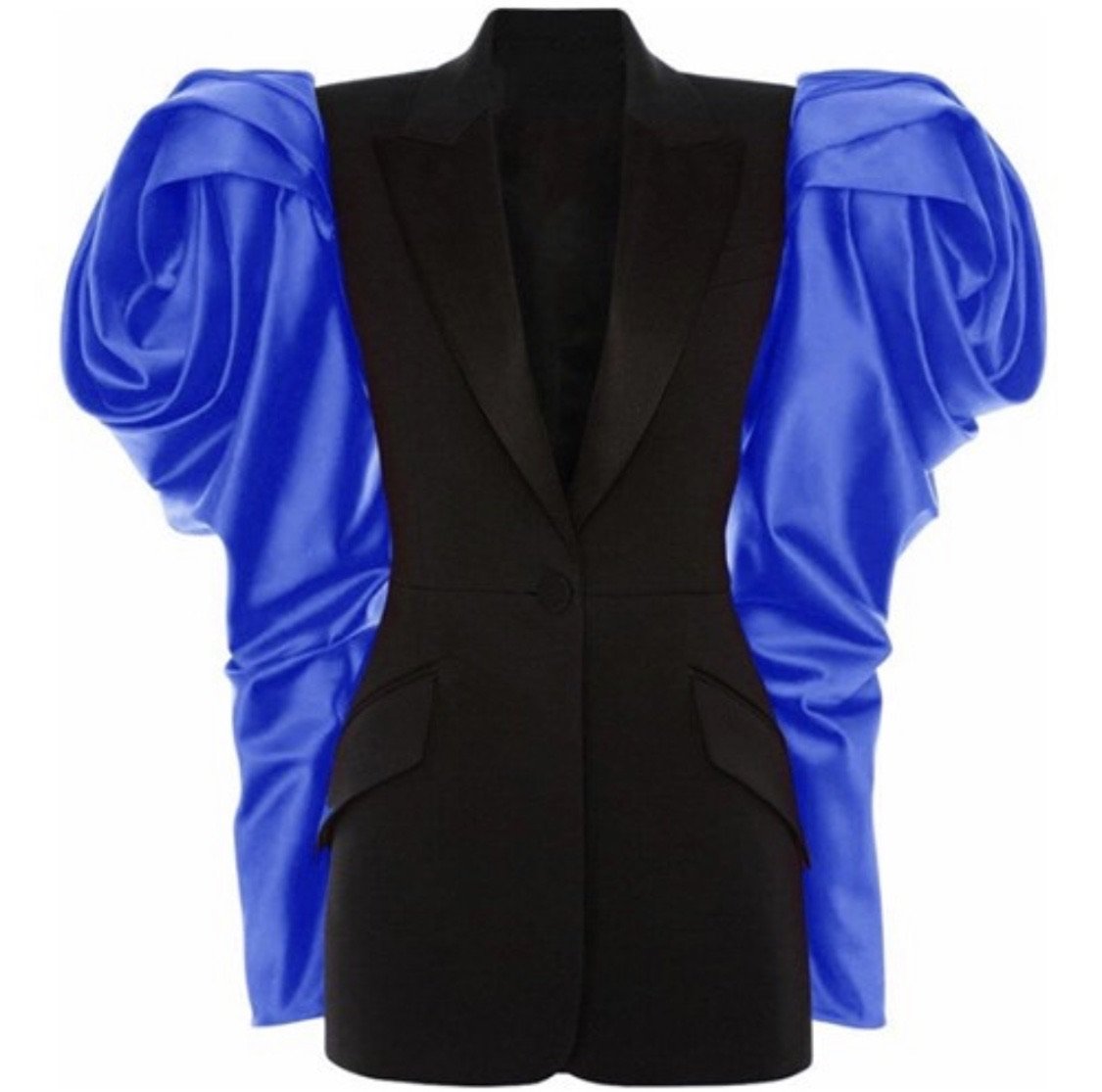 Blue Puff Blazer