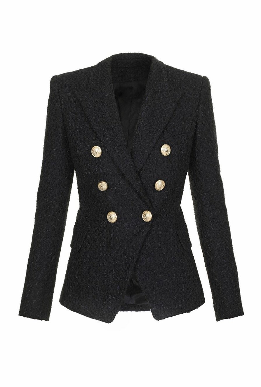 Tweed Black Blazer